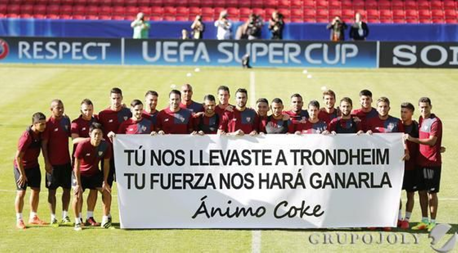 Las imágenes del entrenamiento del Sevilla en Noruega