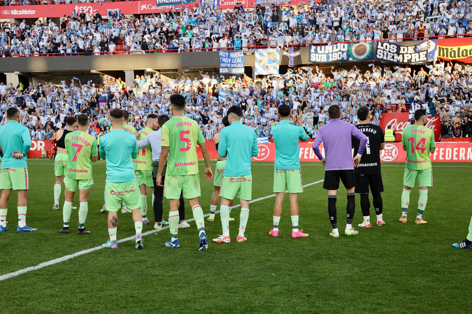 Las fotos del Recreativo Granada - Málaga CF