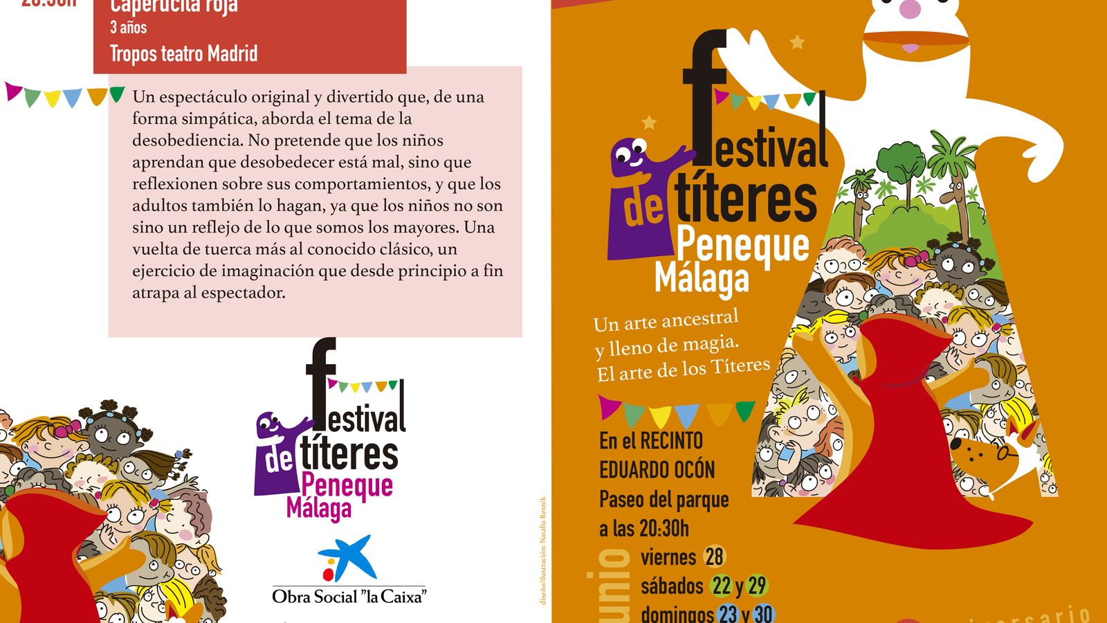 Los títeres conquistan el corazón de Málaga.