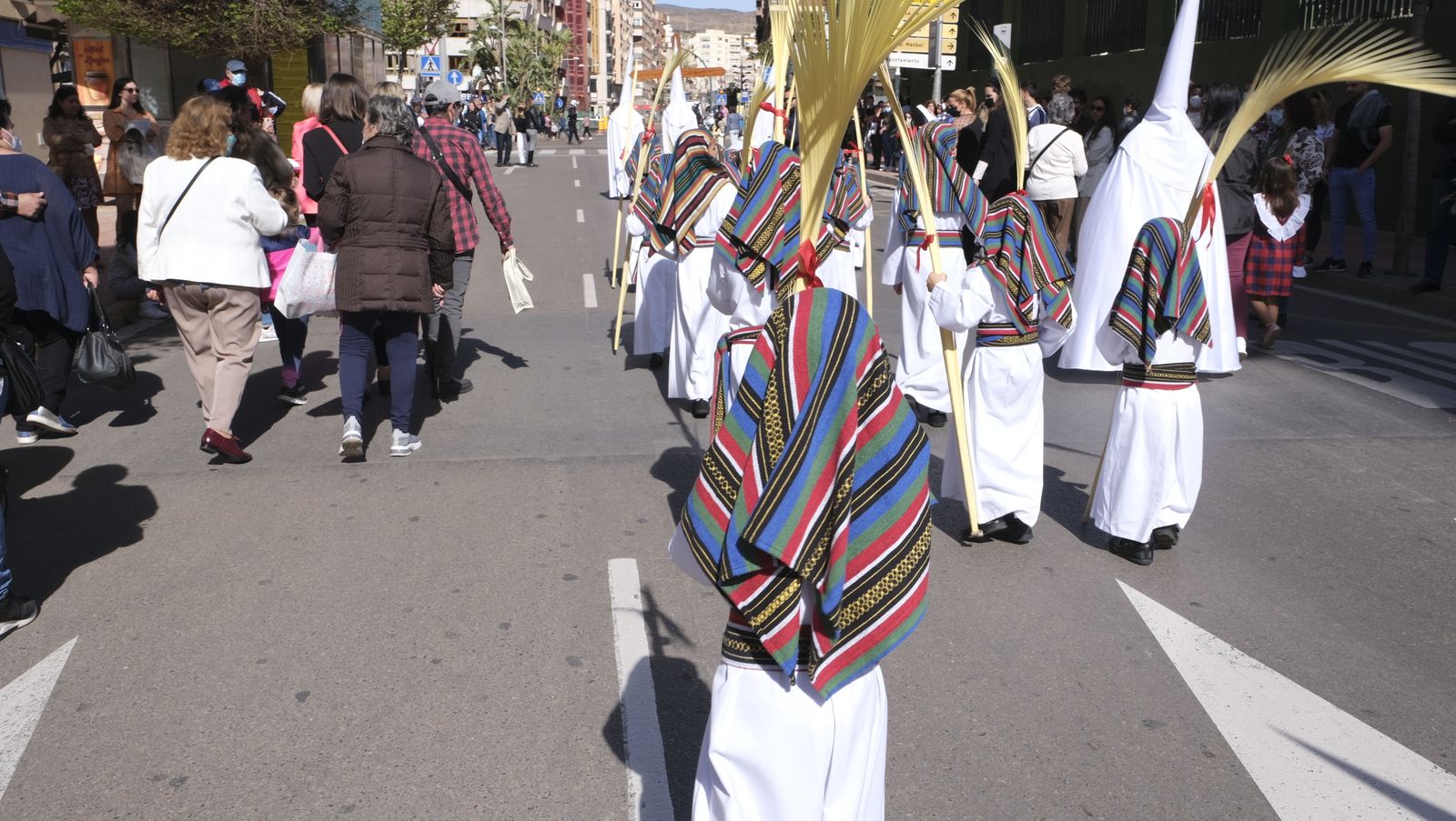 Fotogalería de la procesión de La Borriquita en Almería. Semana Santa 2022.