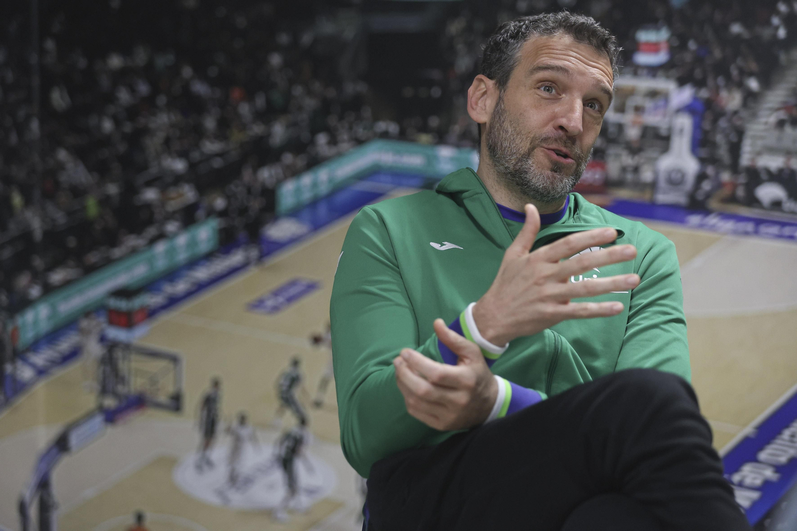 Ibon Navarro y su entrevista, en imágenes.