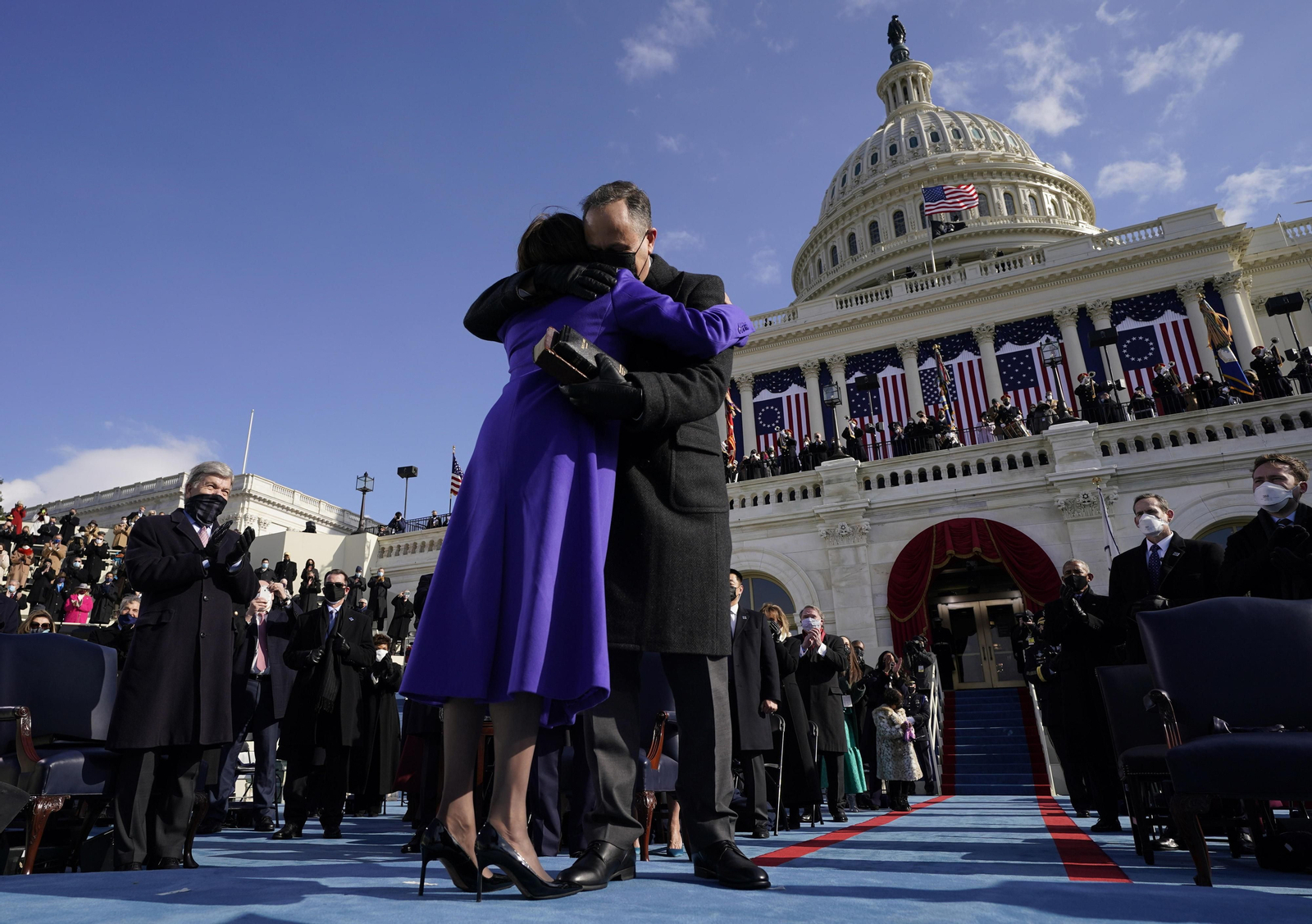 Las imágenes de la toma de posesión de Joe Biden como presidente de EEUU