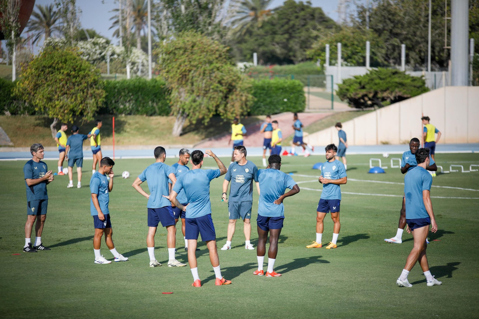Primer entrenamiento pretemporada del Almería, en imágenes