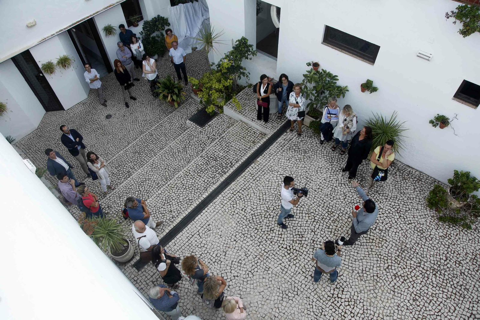 Imágenes de la visita a la Casa Grande de Ayamonte en la Semana Internacional de la Arquitectura