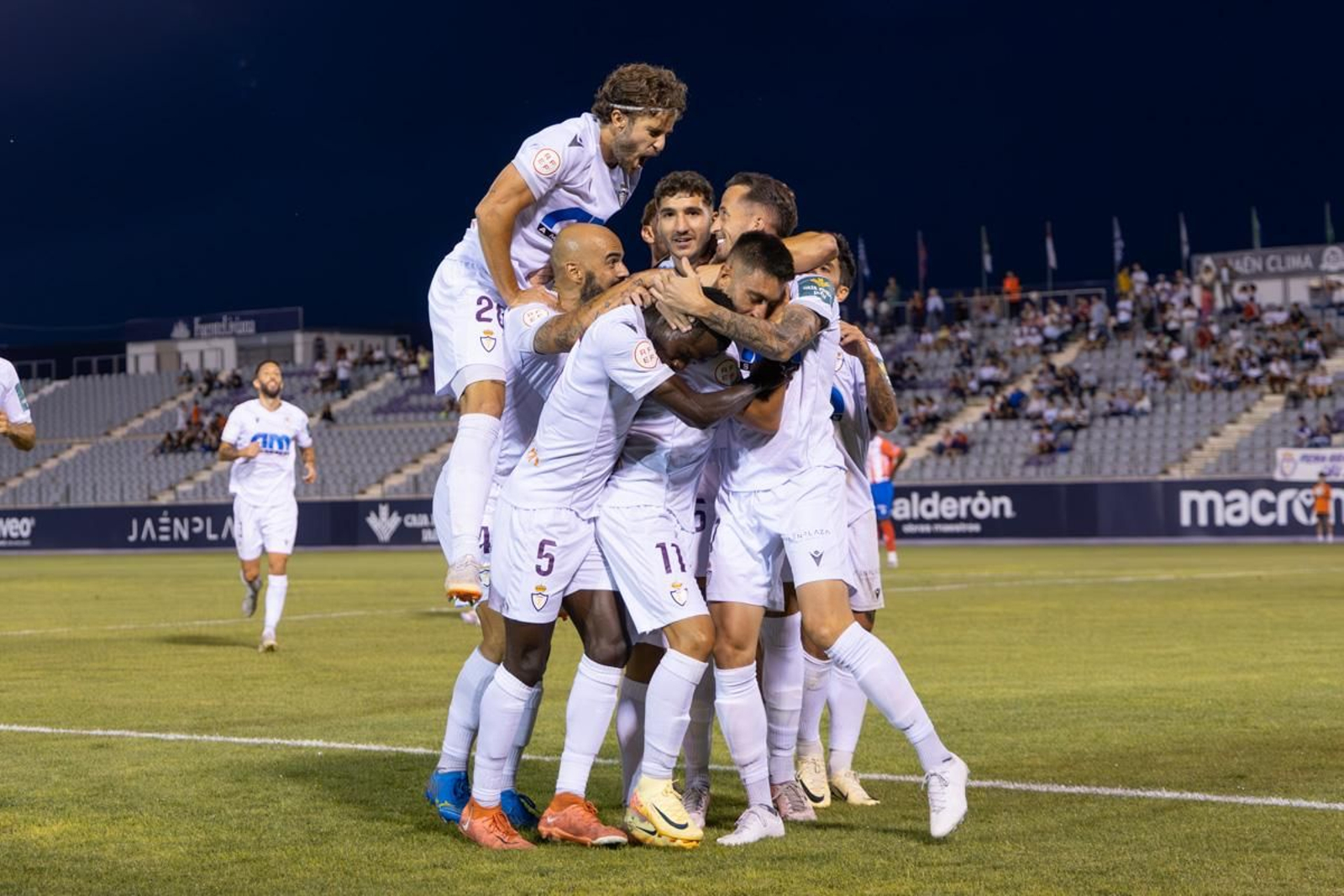 Partido Real Jaén CF contra CP Almería, en imágenes