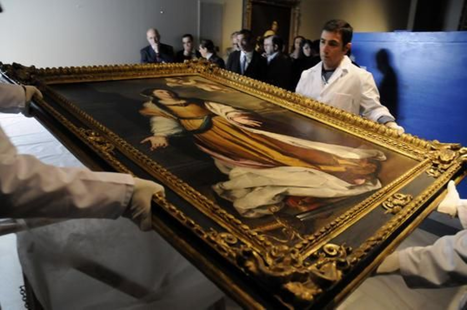 Recepción de 'Santa Catalina de Alejandría Mártir', obra de Bartolomé Esteban Murillo.

Foto: JuanJuan Carlos Váquez