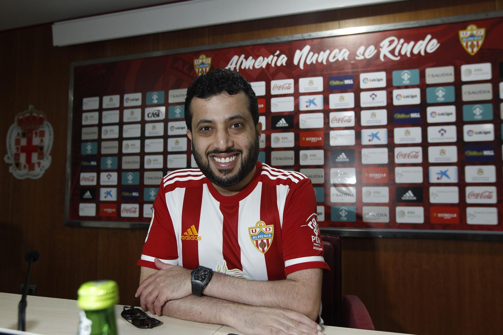Fotogalería rueda de prensa dueño U.D. Almería, Turki Al-Sheik