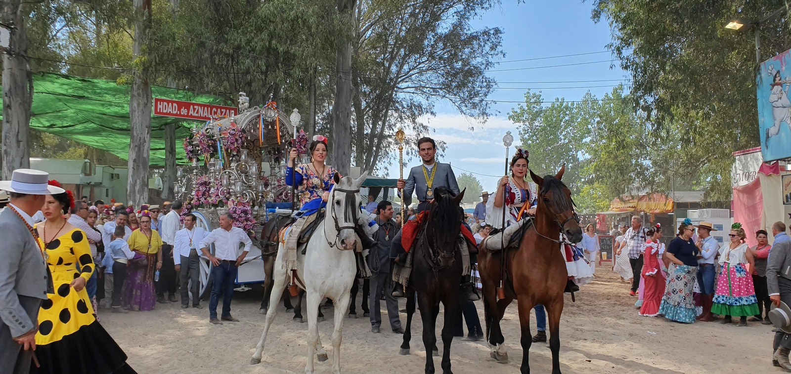 Imágenes de la presentación de Emigrantes en la Romería del Rocío 2019