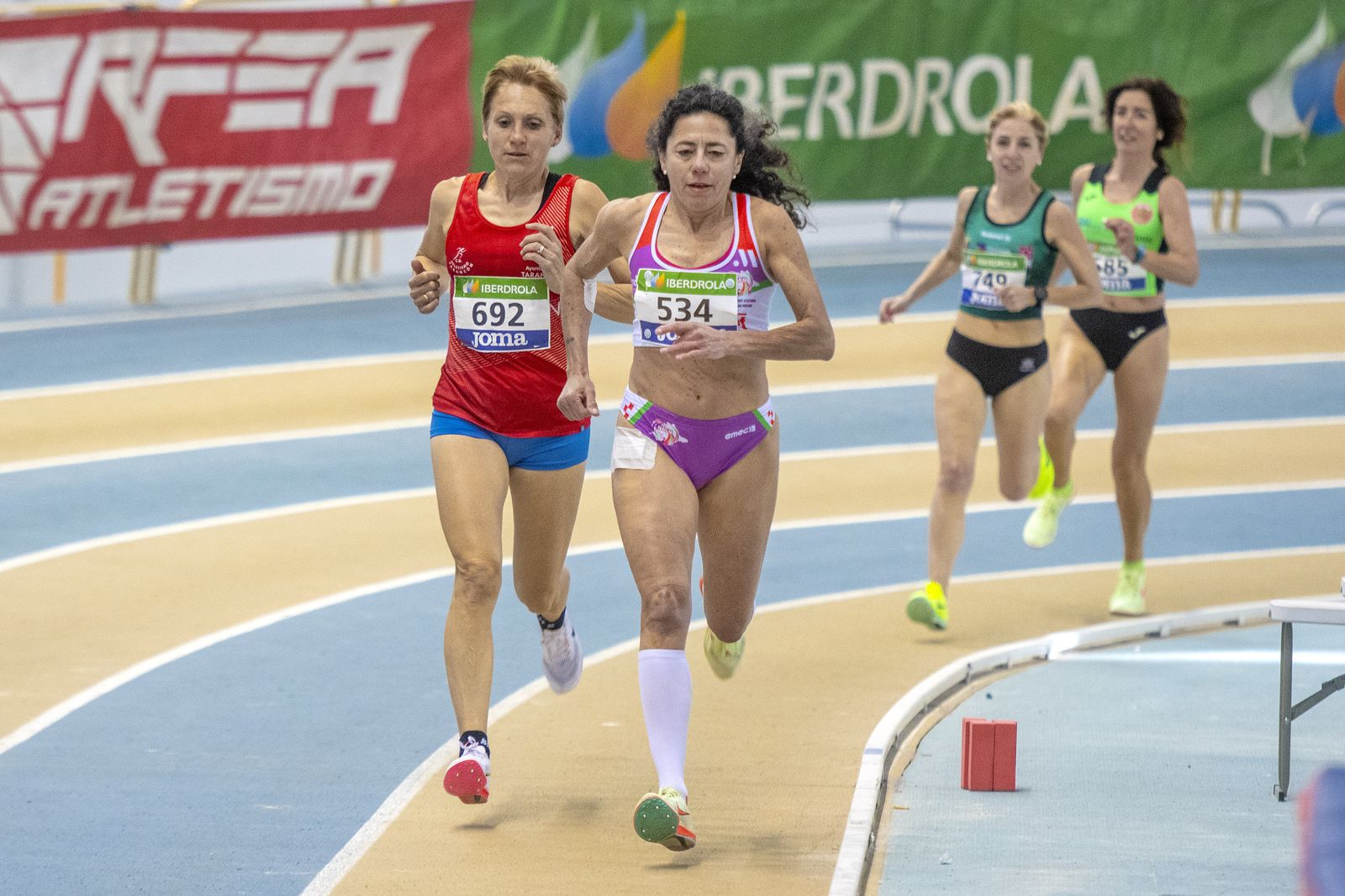 Antonia Álvarez Ruiz, en una de las pruebas en las que compitió.