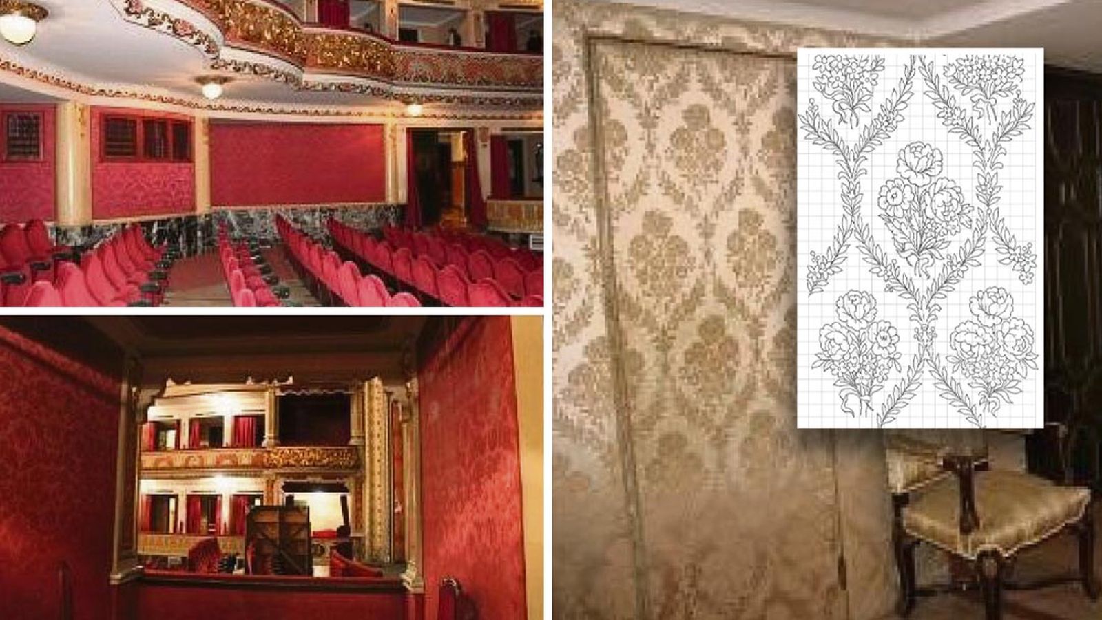 Los entretelados, los pasamanos tapizados y los tejidos escénicos serán los elementos a renovar o restaurar en el Lope de Vega.