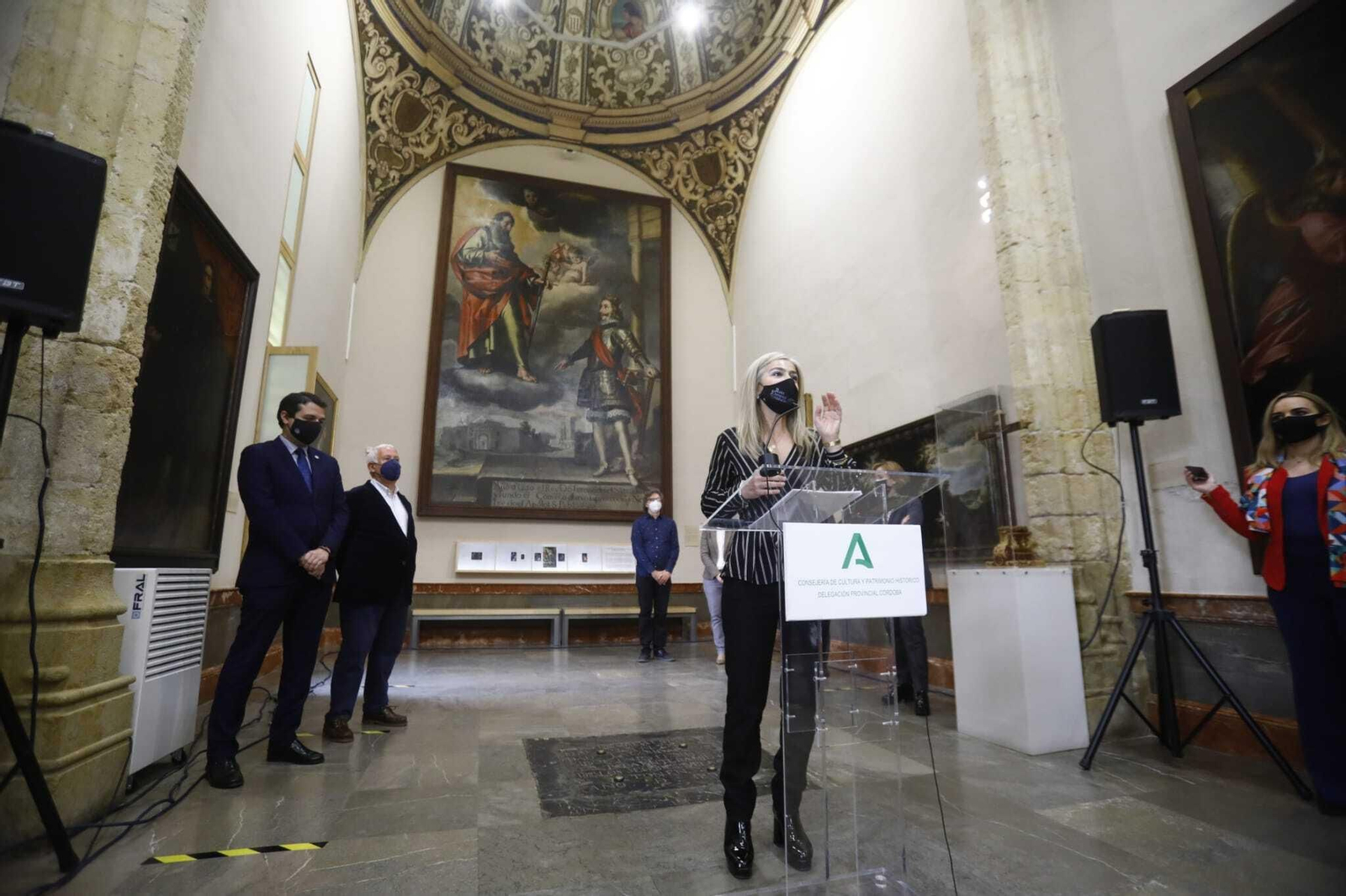 Inauguración de la exposición.