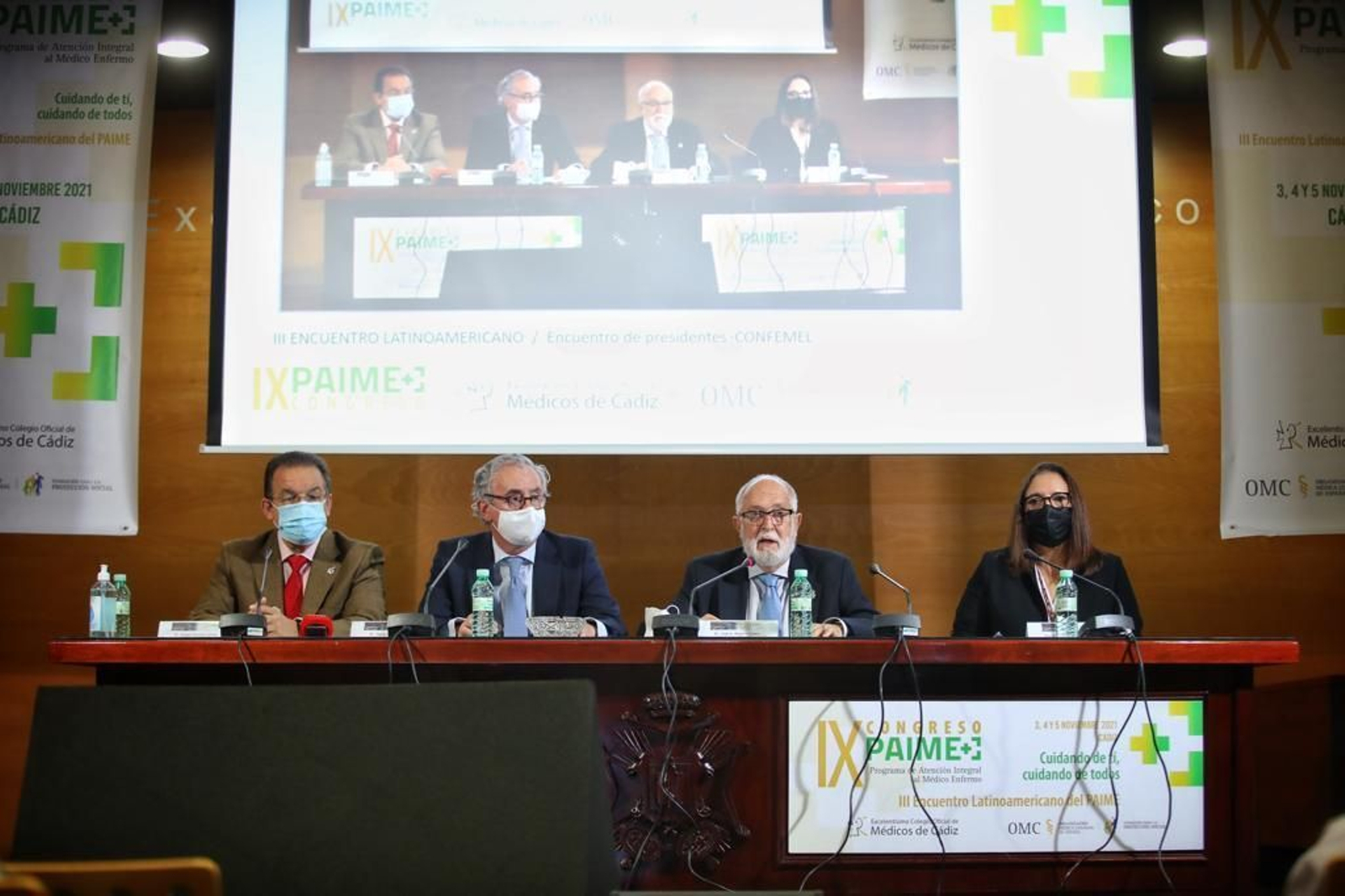 Un instante de la presentación del IX Congreso PAIME este jueves.