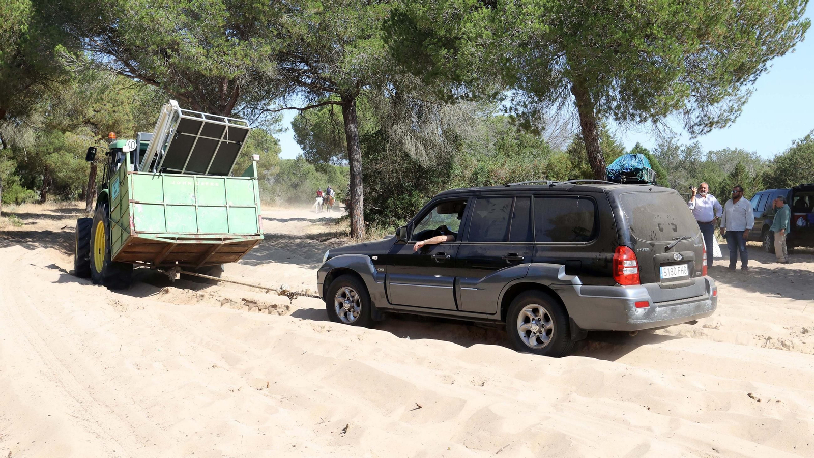 Jueves de camino de la Hdad de Jerez por el Coto Doñana