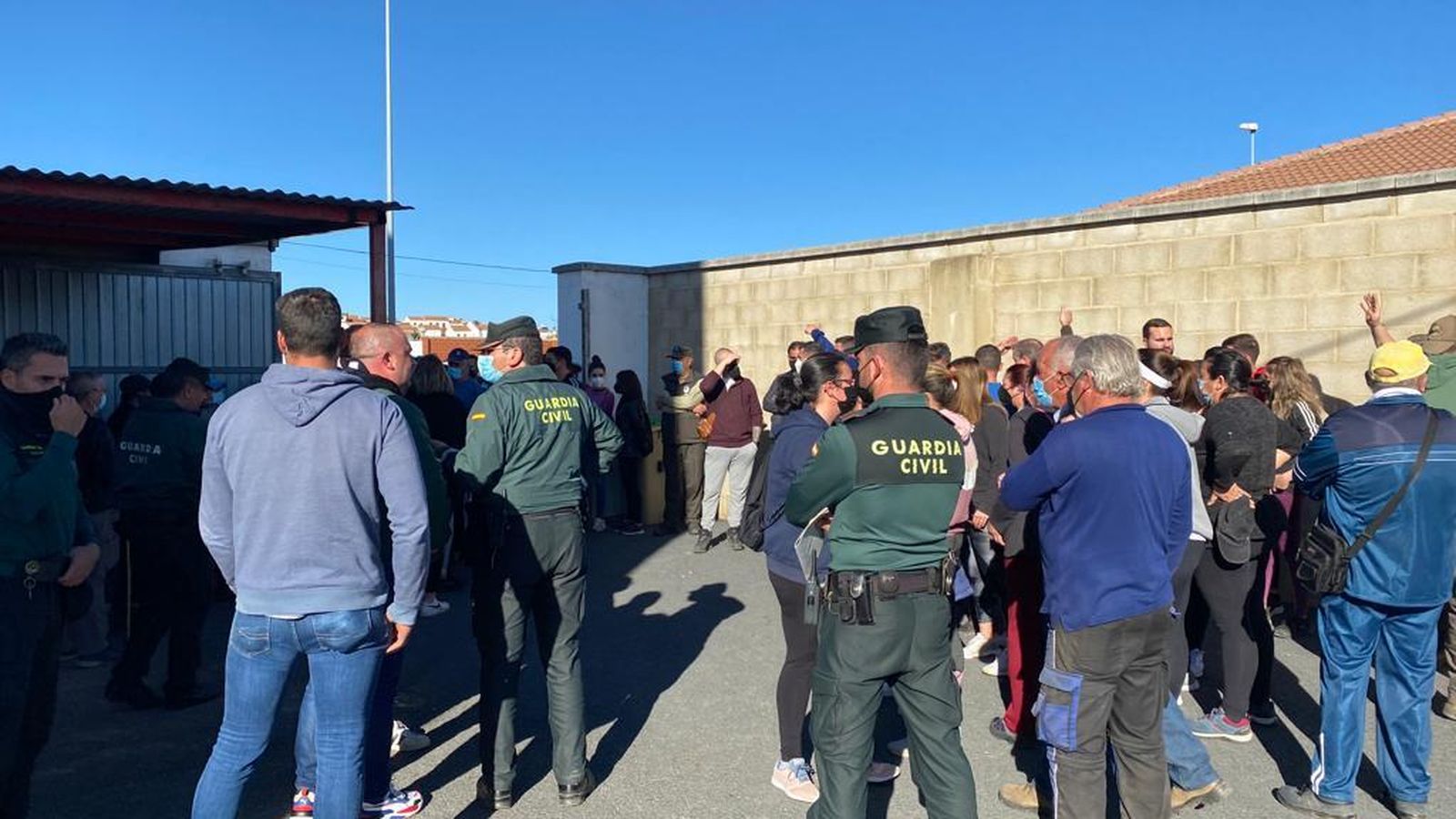 Imagen del dispositivo de búsqueda del hombre desaparecido.