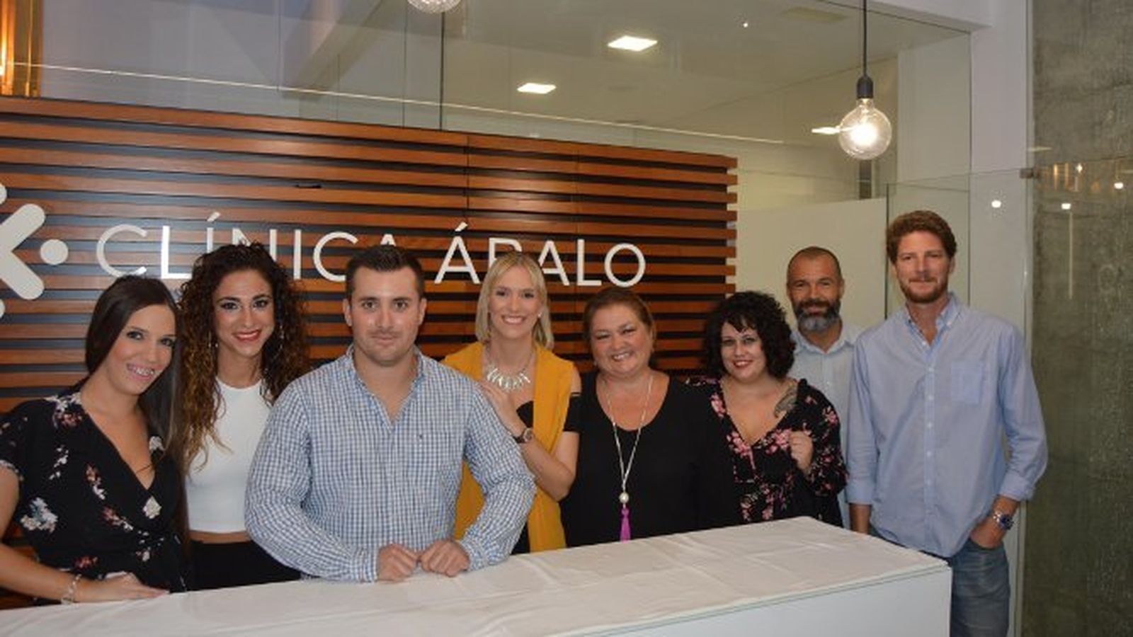 Arancha Domínguez, Rocío Castañeda, Francisco Ábalo, Rocío Fornell, María Rey, Iris Moreno, Raúl Santos y Ángel Plaza.