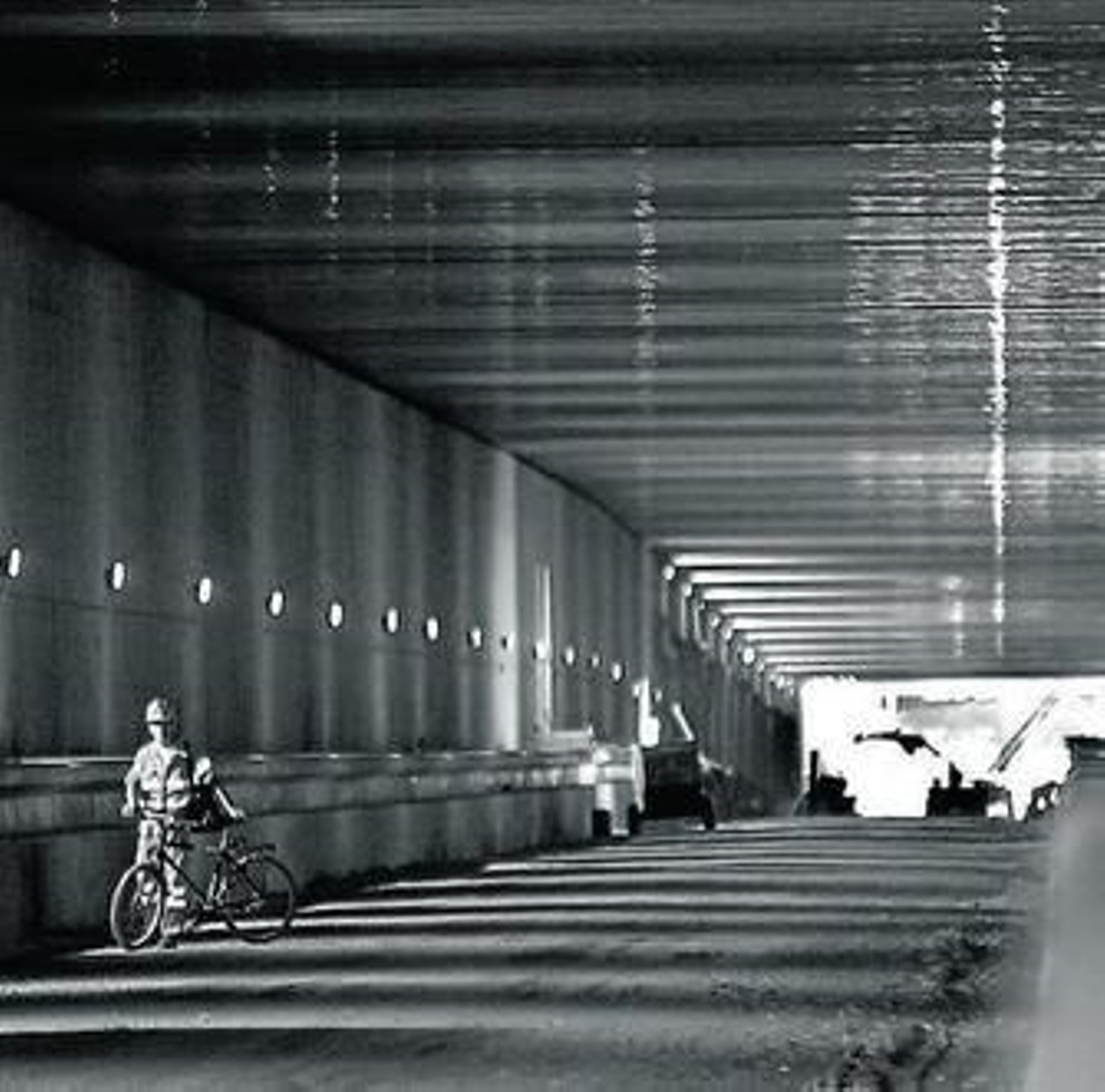 Trabajos de construcción del túnel del soterramiento.