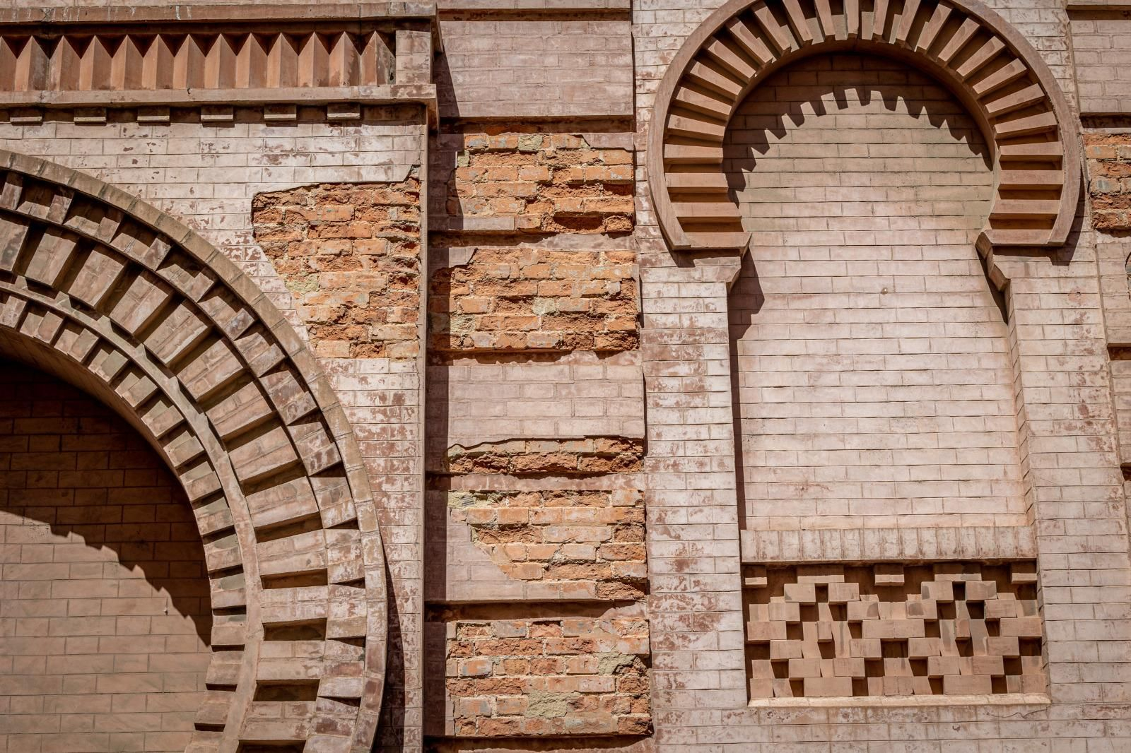 Detalle de la fachada del Gran Teatro Falla.
