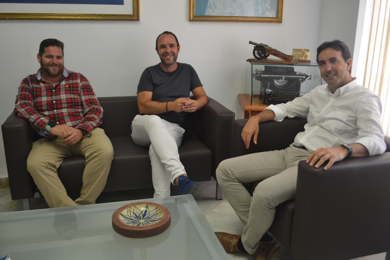 Daniel Rodríguez, José María Muñoz y Francisco Ruiz.