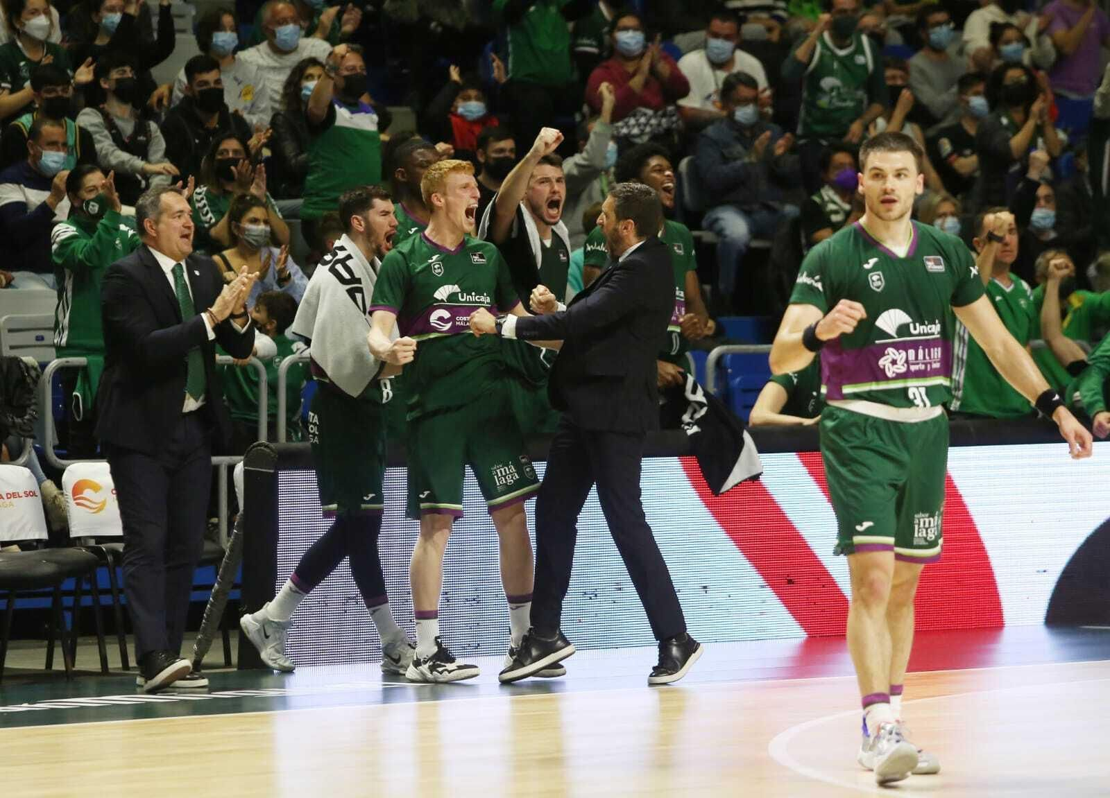 Las fotos del Unicaja-Surne Bilbao Básket