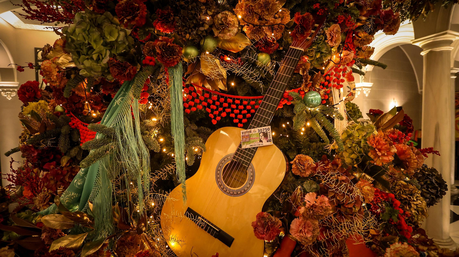 Espectacular decoración navideña del Hotel Casa Palacio María Luisa de Jerez