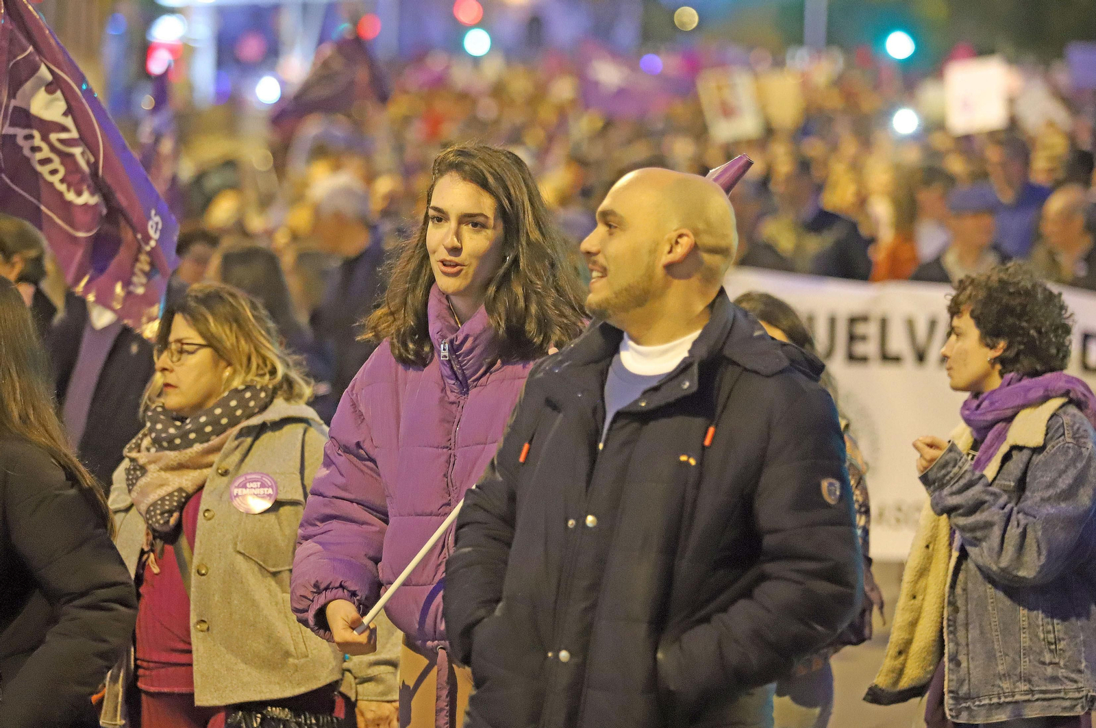 Imágenes de la manifestación del 8 de marzo, Día Internacional de la Mujer