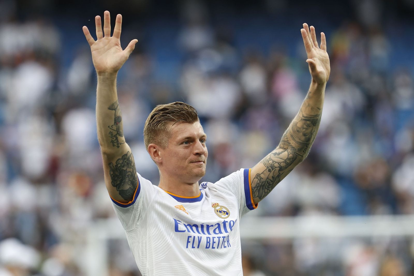 Victoria del Real Madrid y celebración del título de Liga