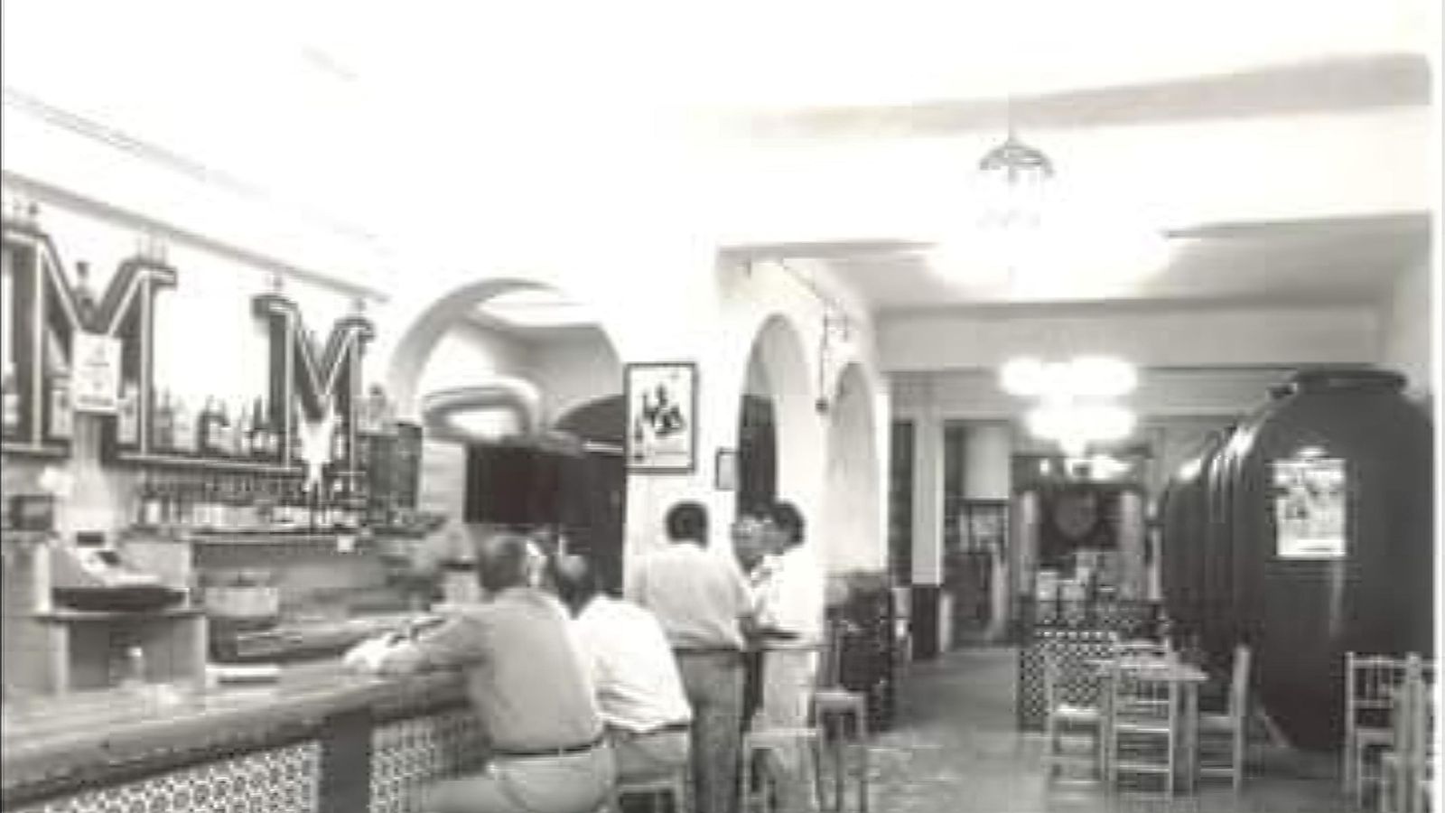 Una de las bodegas Tres Emes que había en Granada.