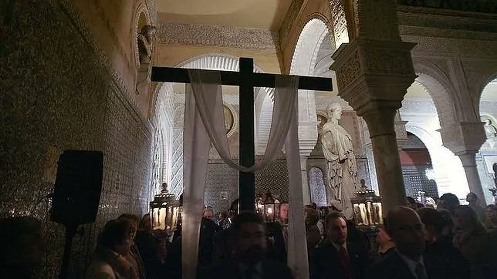La Casa de Pilatos acoge este emblemático Vía Crucis