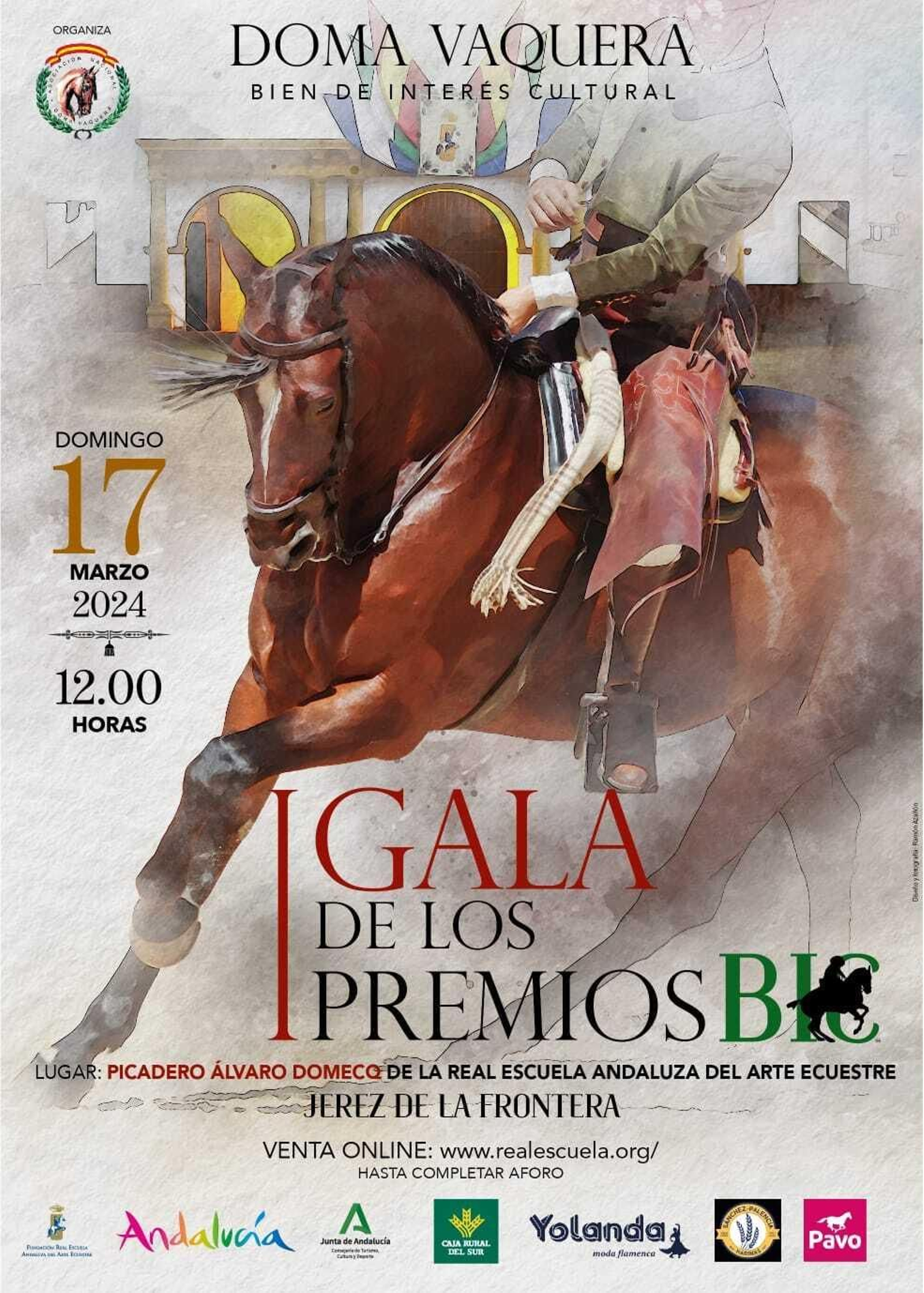 Cartel de la I Gala de los Premios BIC.