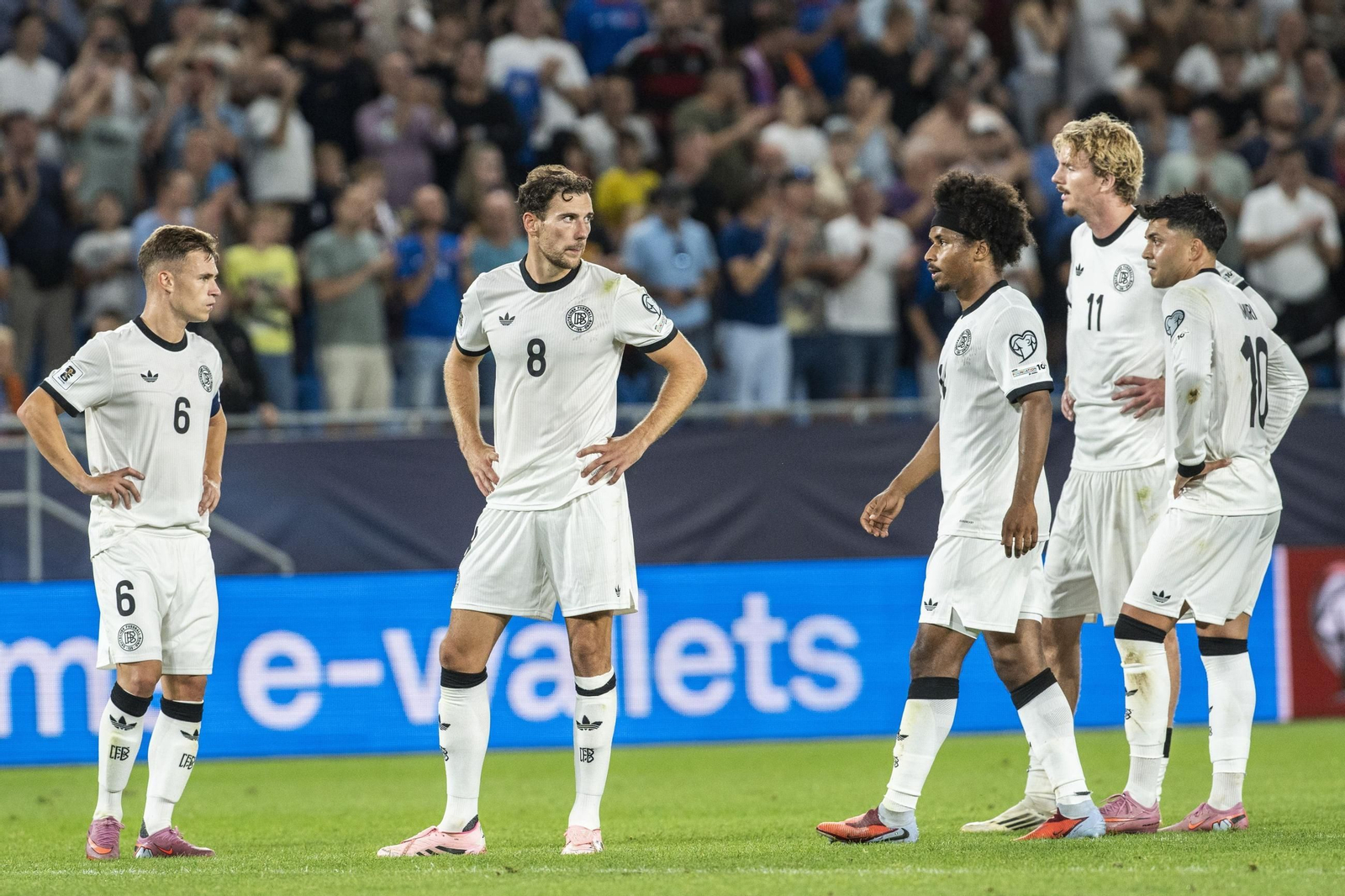 Alemania, en la derrota en Bratislava.