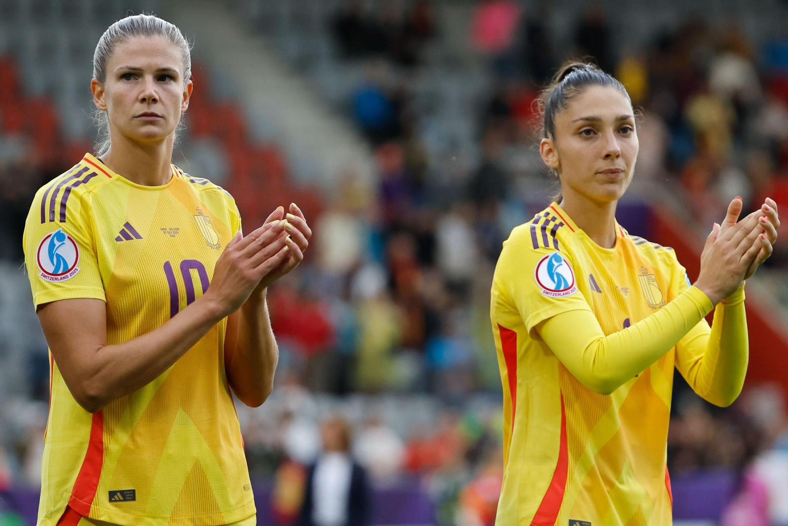 Las fotos de la goleada de España sobre Bélgica en la Eurocopa femenina