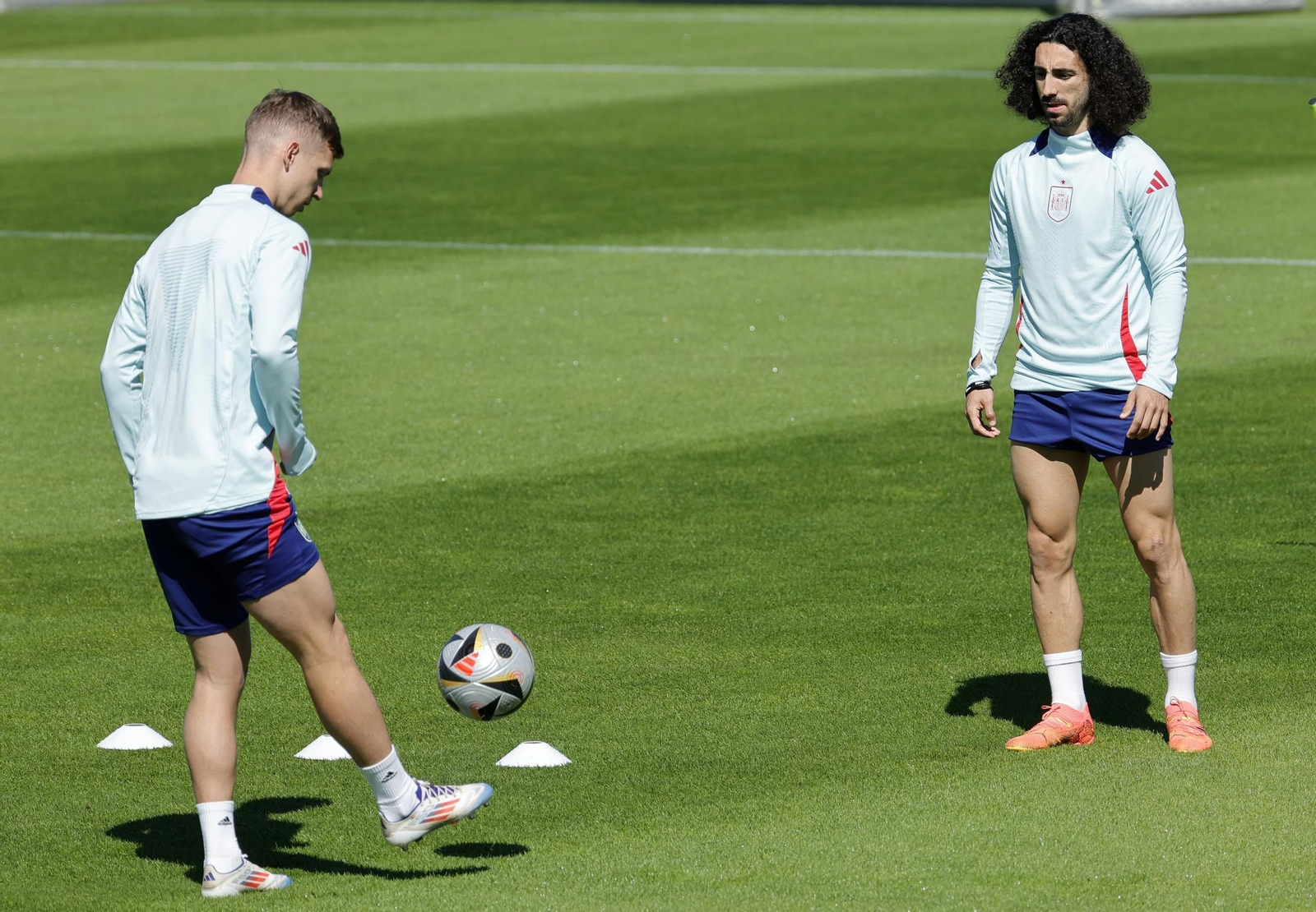 Las fotos de España antes de la semifinal contra Francia