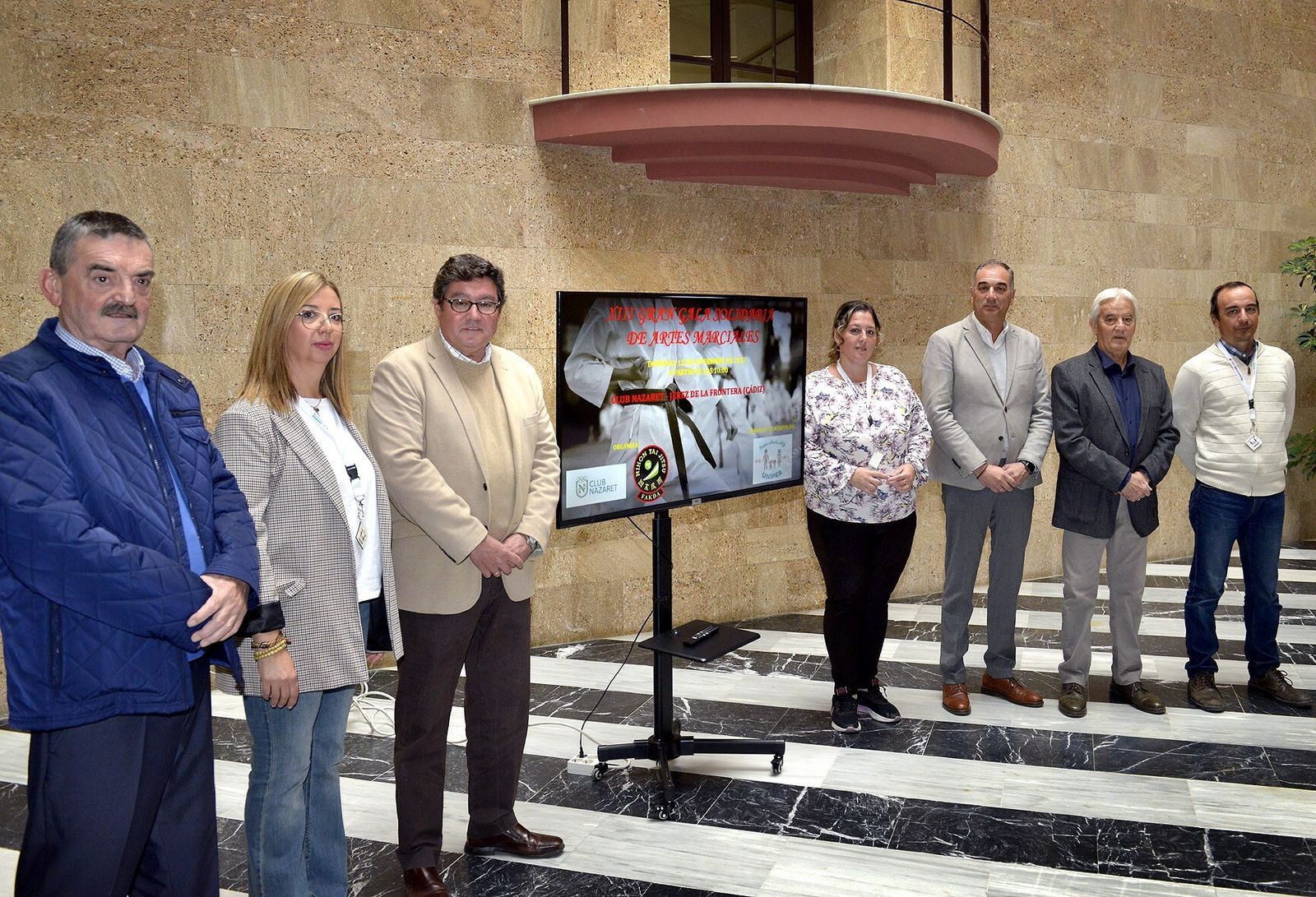 Imagen de la presentación de la XIII Gala Solidaria de Artes Marciales a beneficio de Uniper