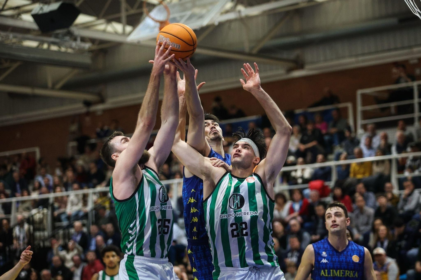 Un partido del Baloncesto Sevilla de la pasada temporada