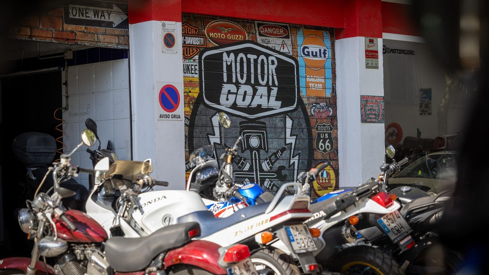 Exterior del taller.