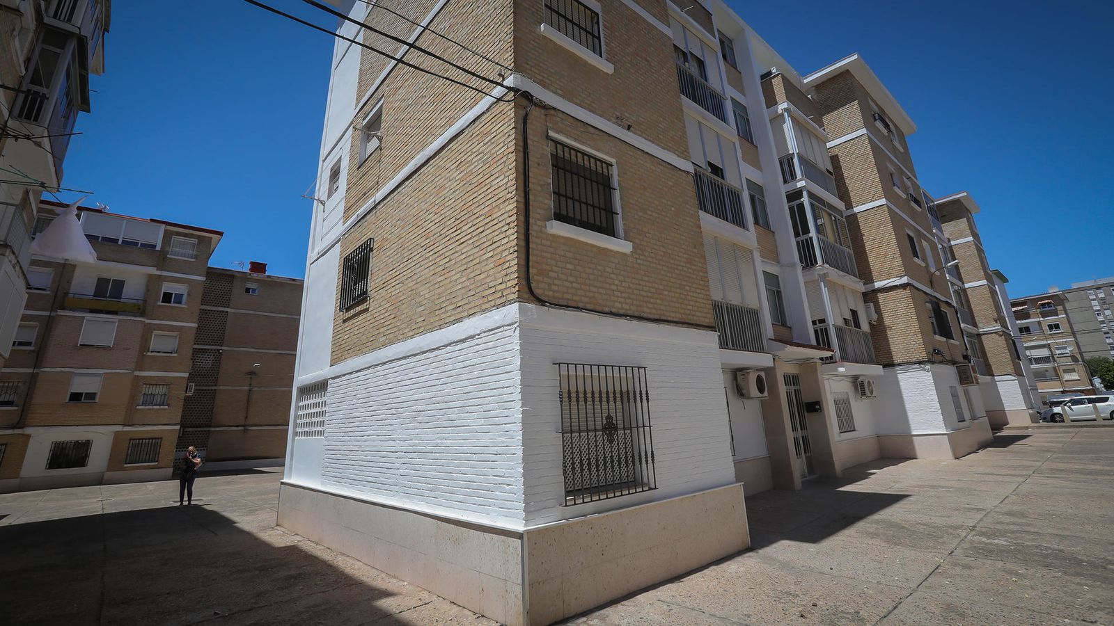 Imagen de la barriada de ‘La Coronación’ captada el pasado viernes. La zona está muy afectada.