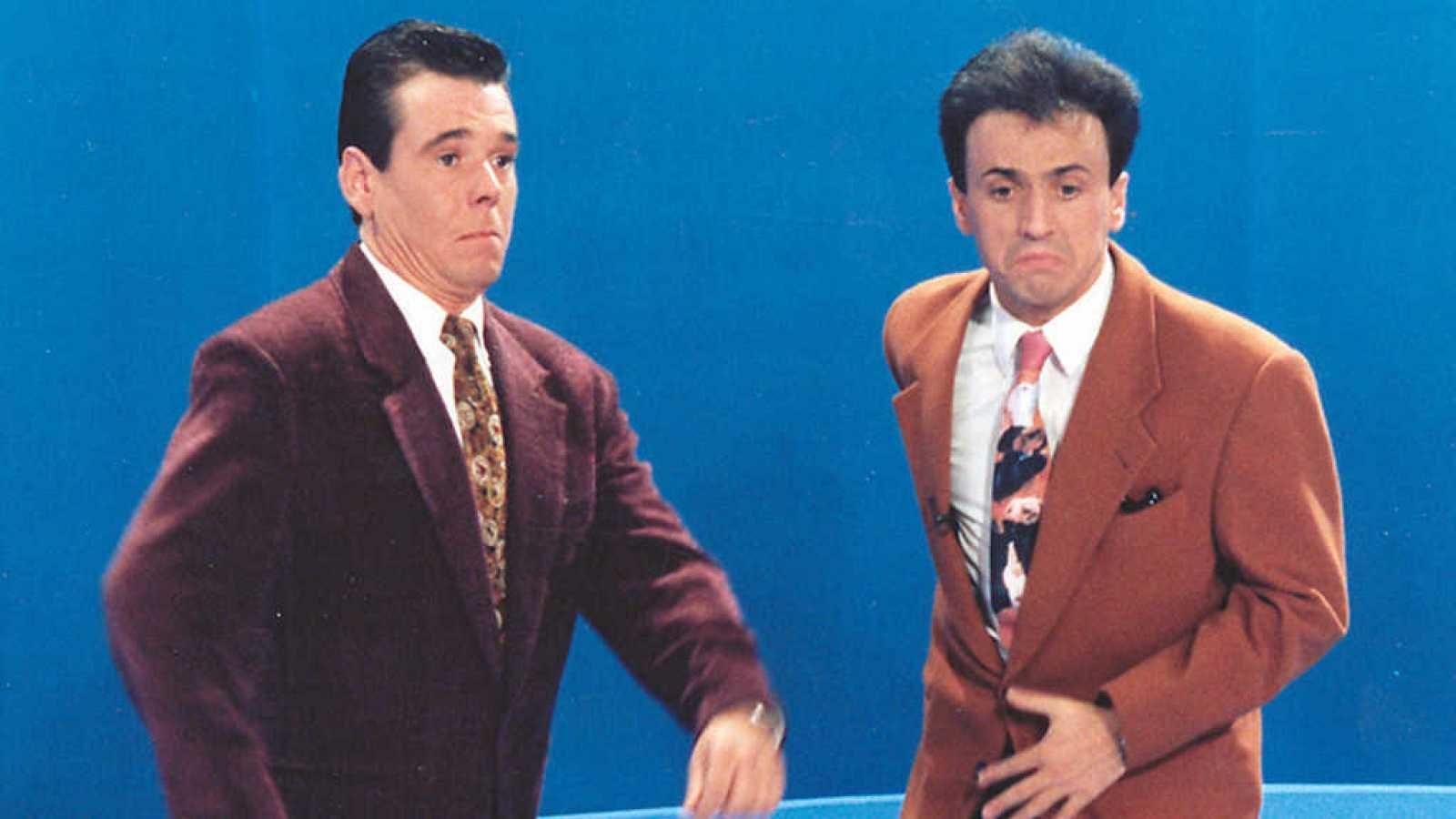 Cruz y Raya, en uno de sus especiales de Nochevieja a principios de los 90.