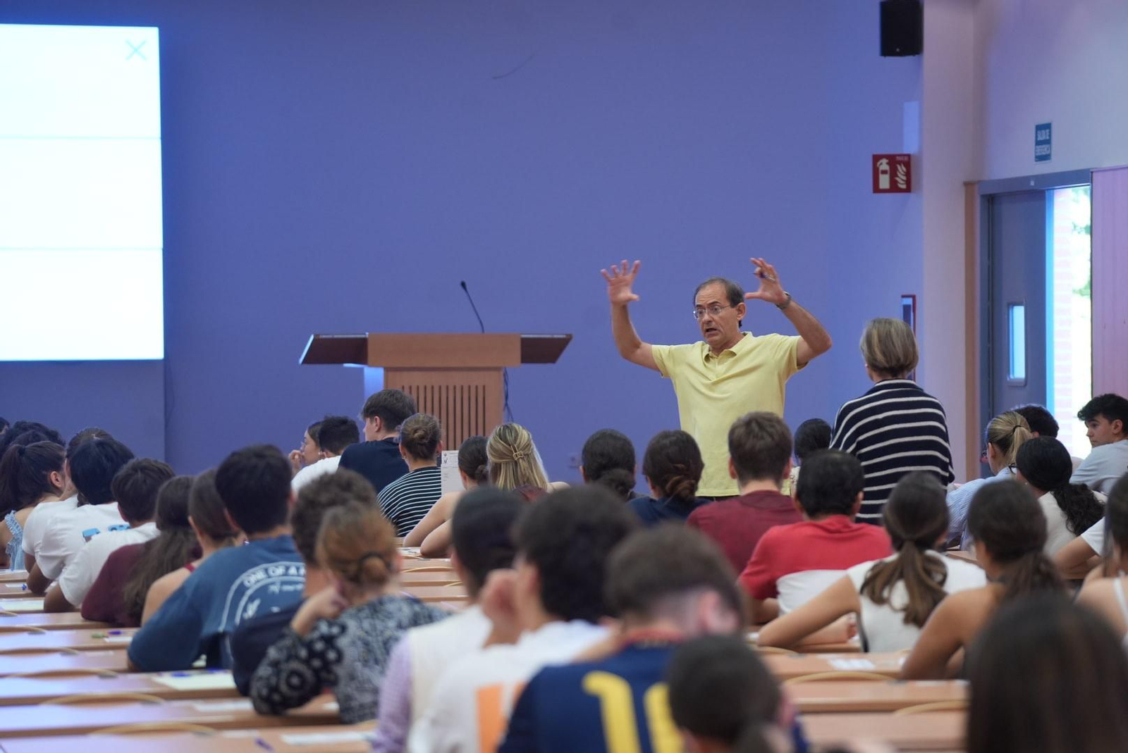 Las imágenes de la convocatoria extraordinaria de la Selectividad en Córdoba