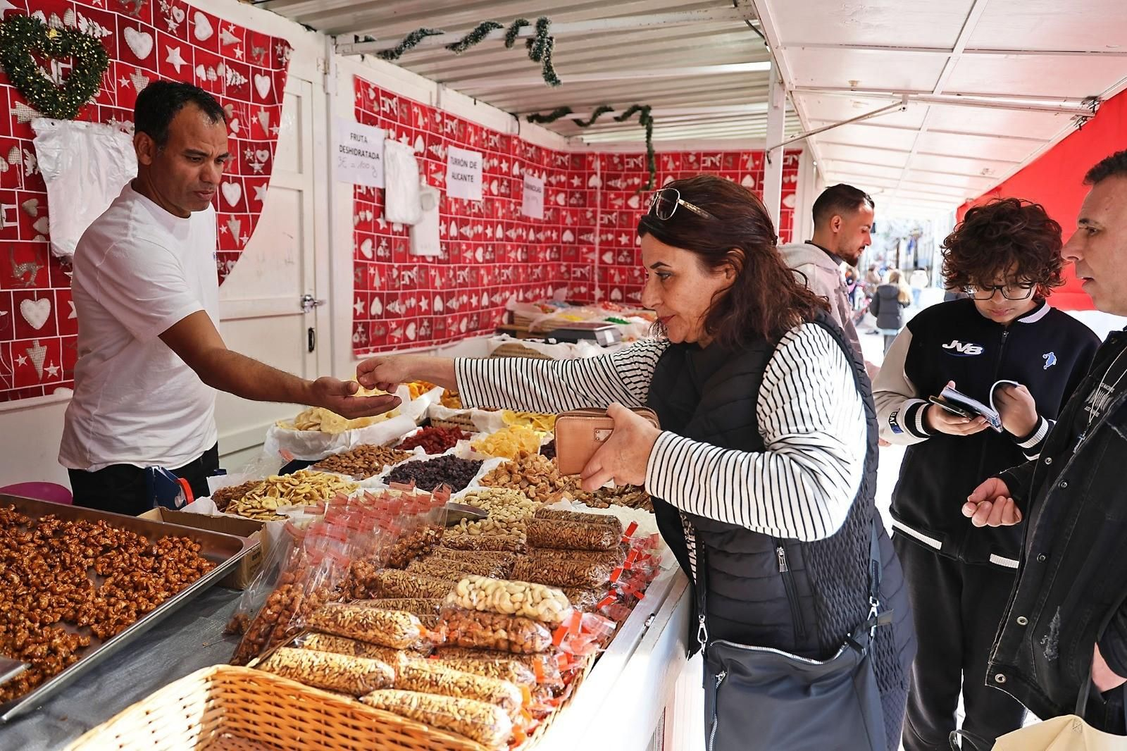 Puesto del Mercado Navideño.