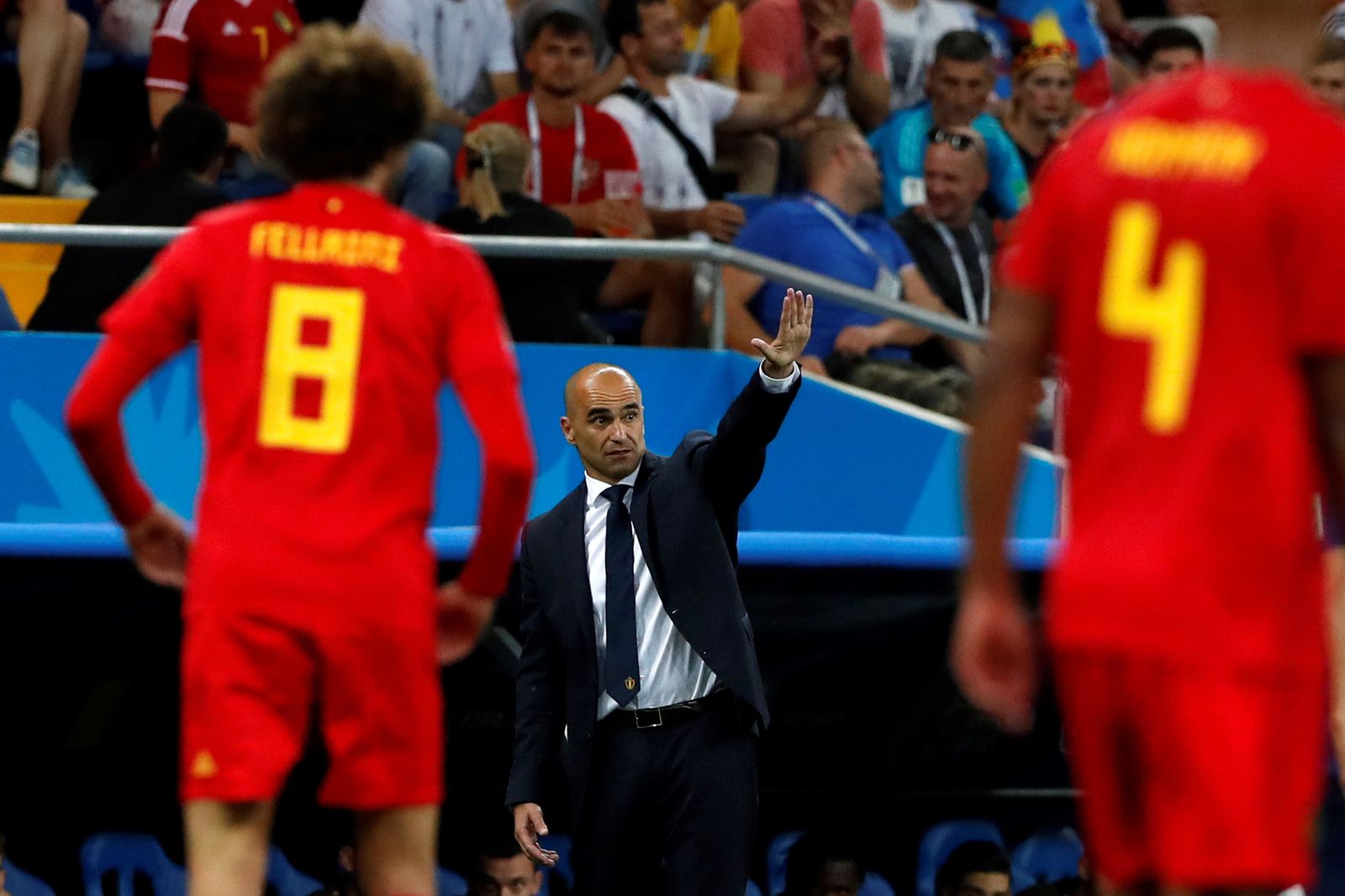 Las imágenes del Bélgica-Japón