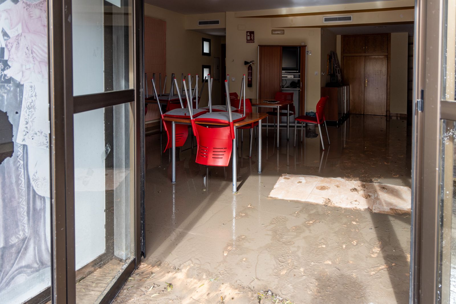 Así queda Monte Lope Álvarez después de la tromba de agua caída