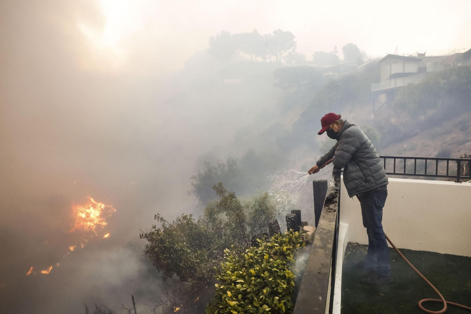 Las impactantes imágenes de los incendios de California