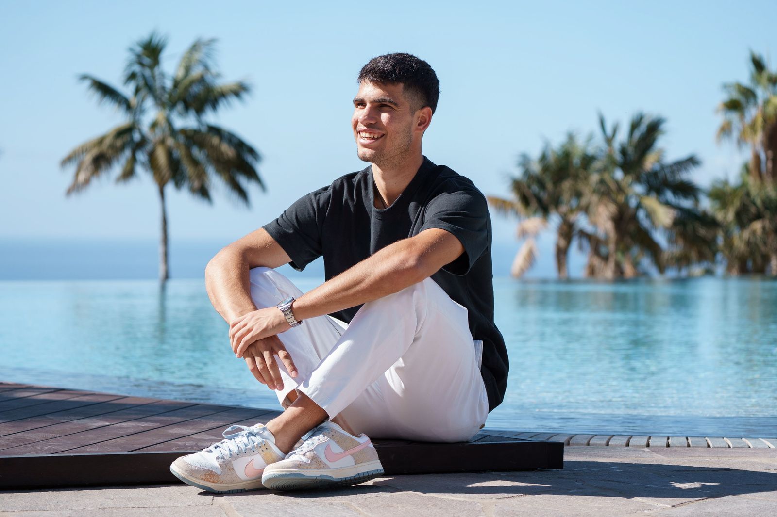 Carlos Alcaraz, esta semana en Tenerife.