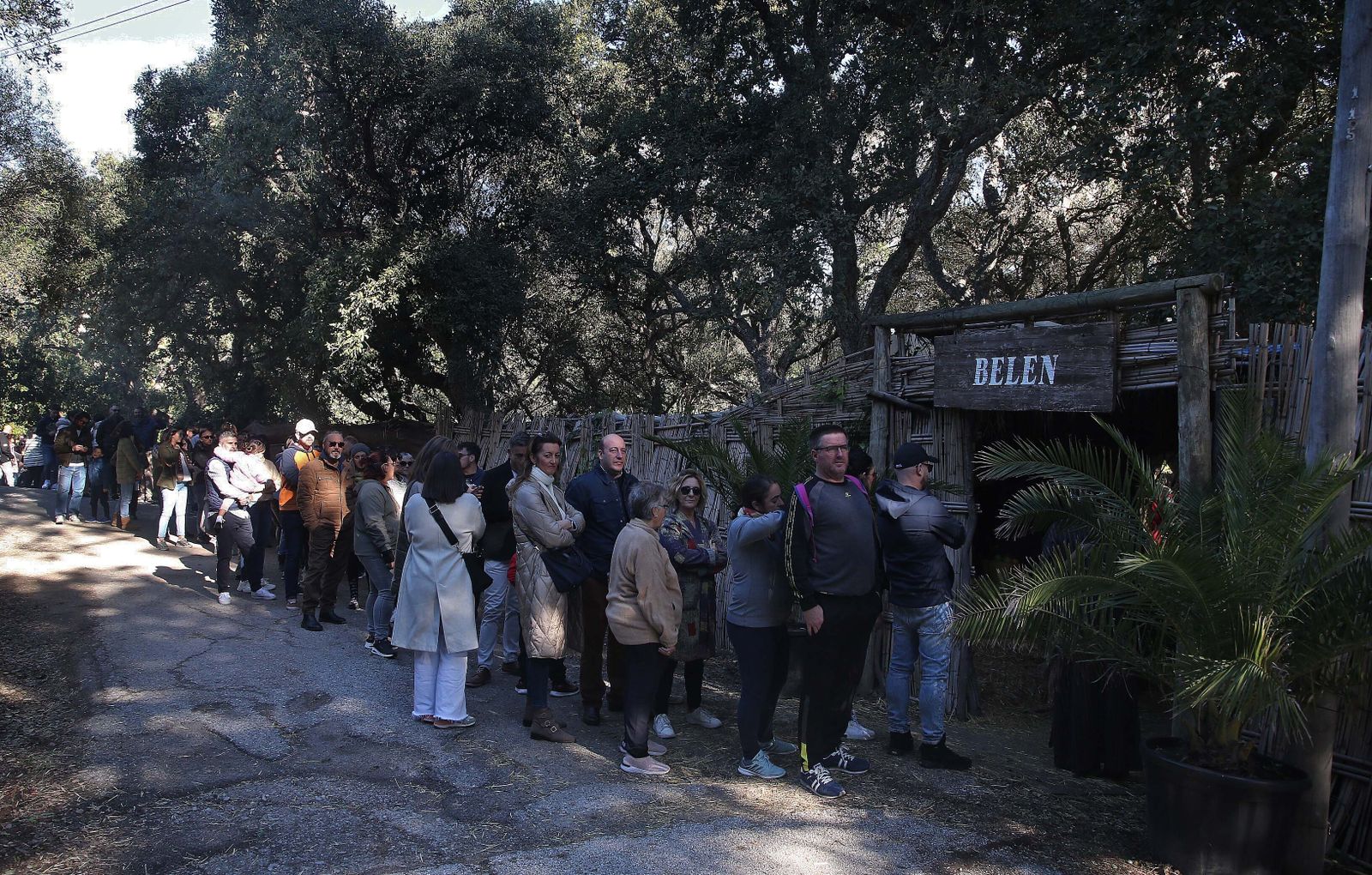 La inauguración del Belén Viviente de Pelayo, en imágenes