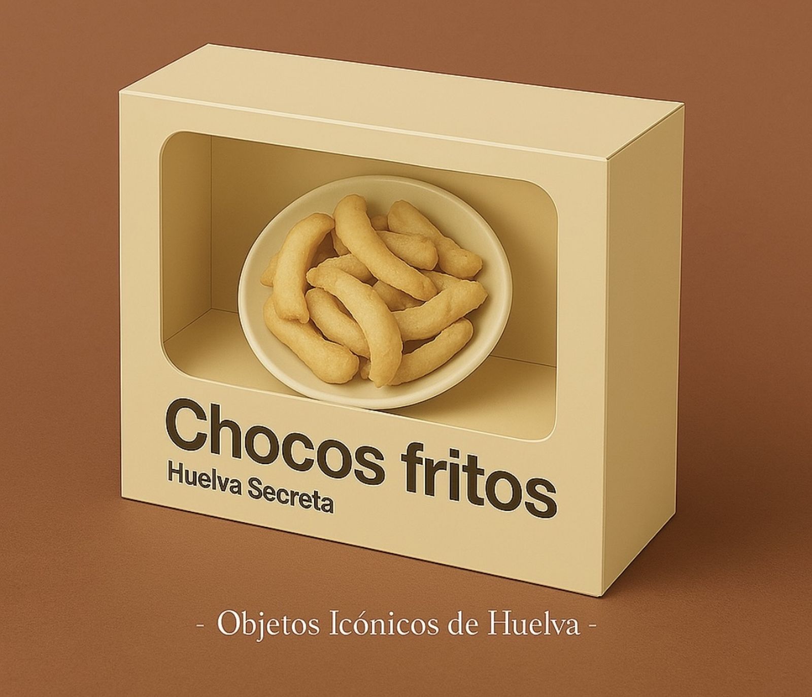 Así se vería Huelva si fuese un coleccionable