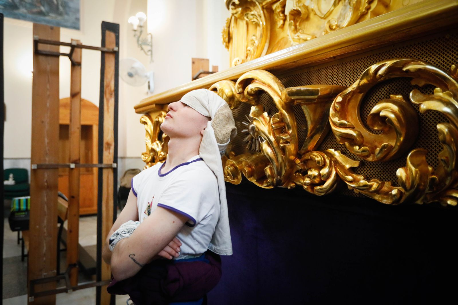 La procesión del Encuentro, en imágenes