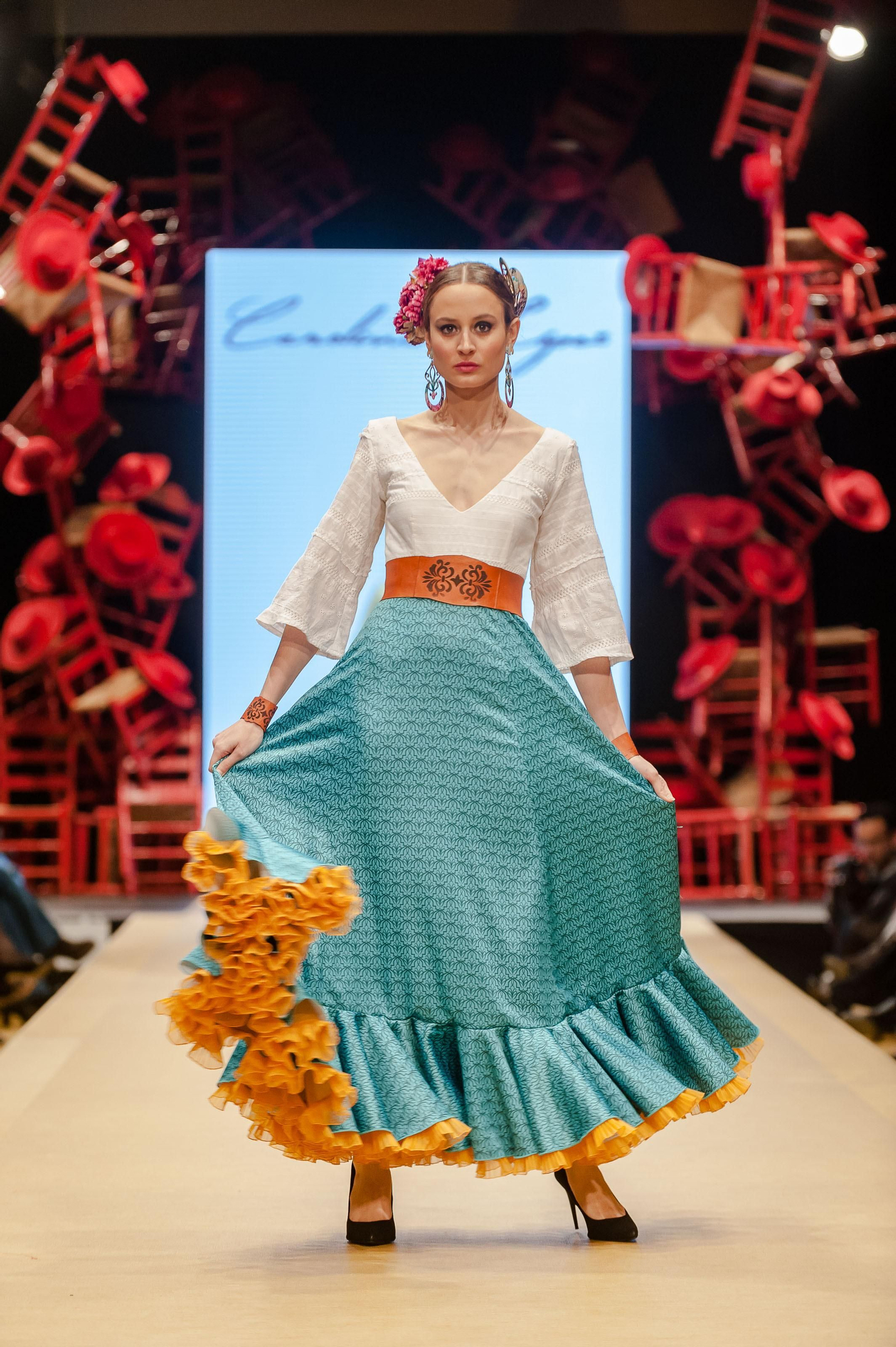 Pasarela Flamenca Jerez 2019: Carolina López, fotos del desfile
