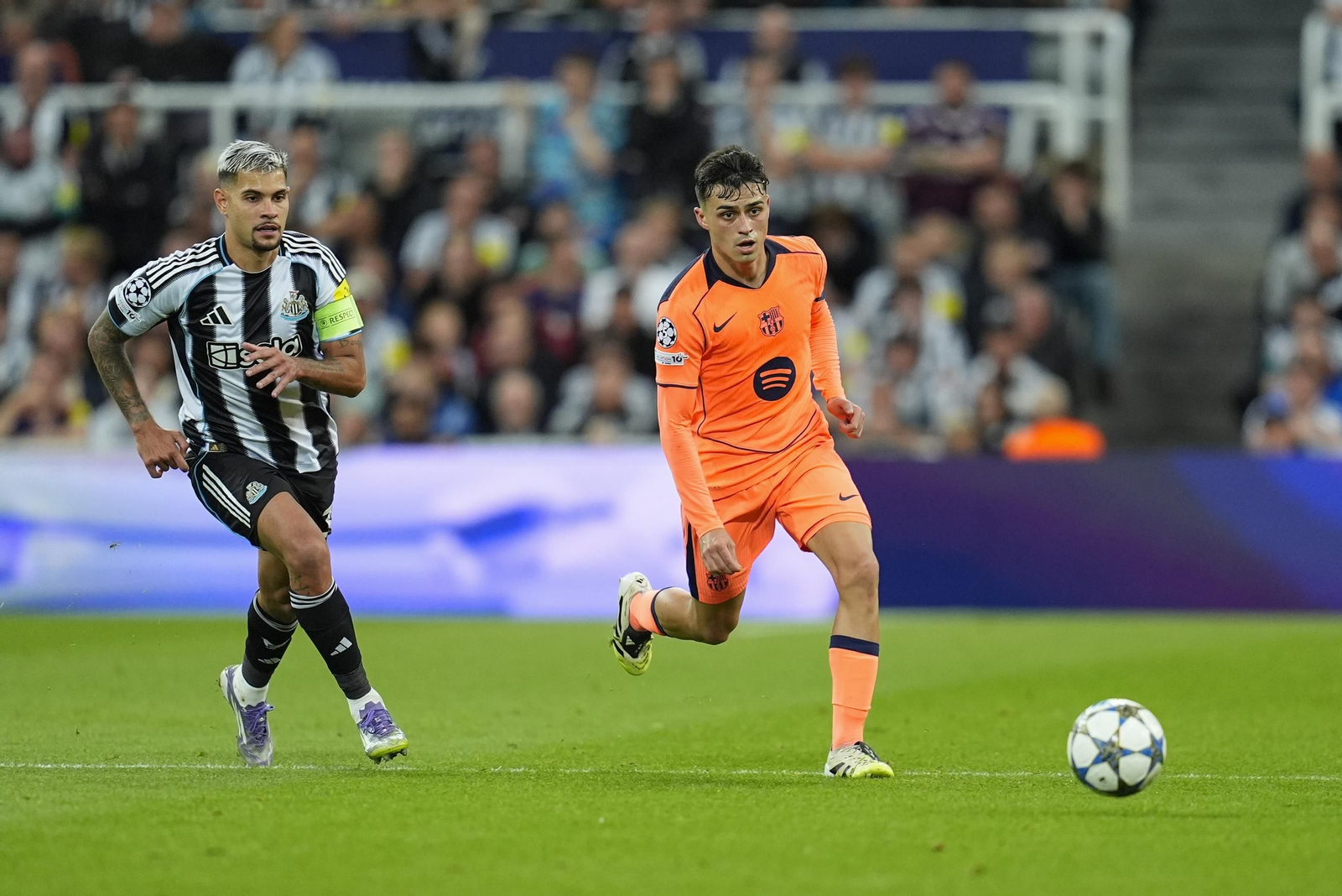 Las fotos del Newcastle-Barcelona