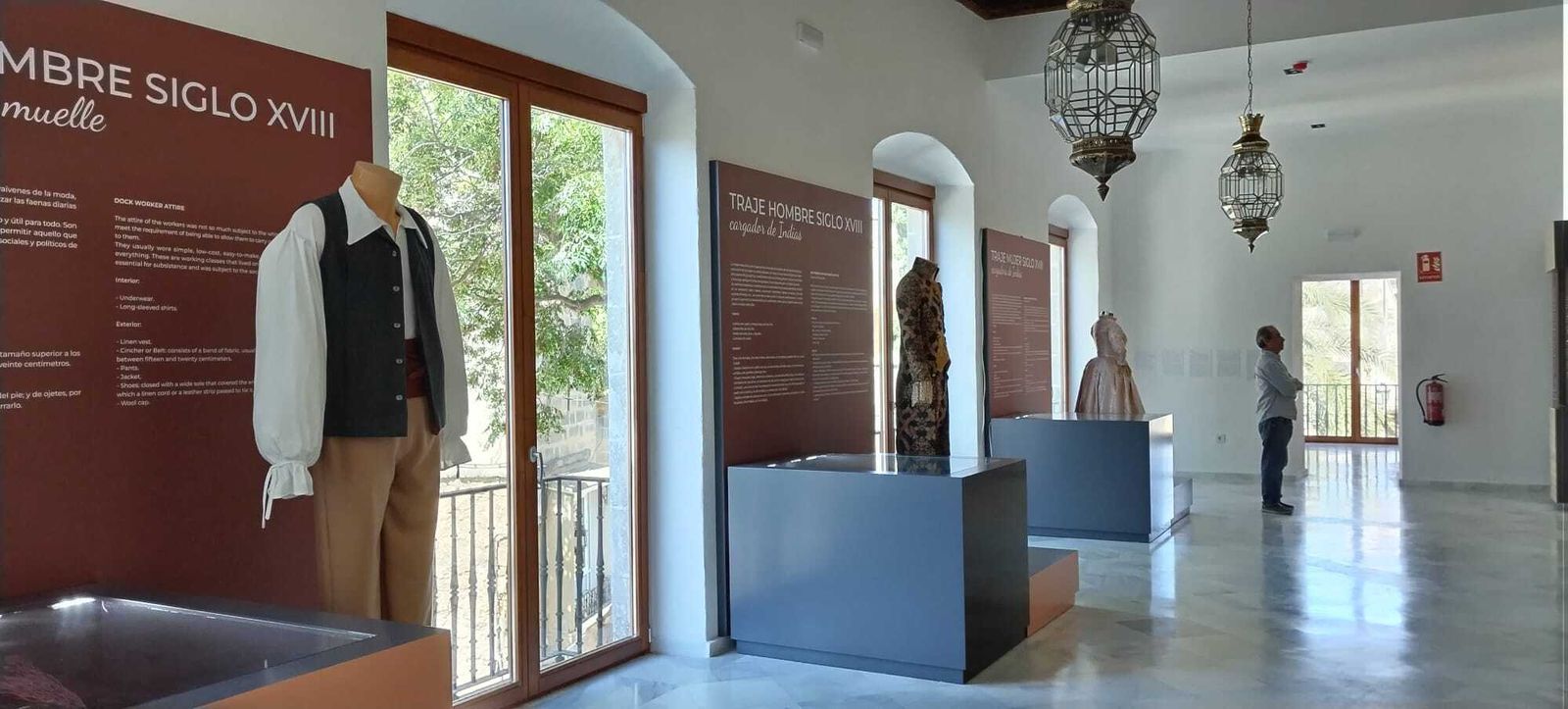 Una de las salas  del Museo de Cargadores a Indias.