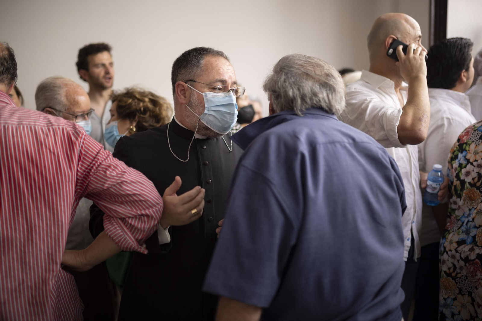 El sentimiento rociero se refleja en la cara de los almonteños.